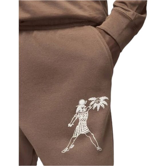 Nike Air Jordan Men's Matching Tracksuit Set Jumpman Sweatsuit Mocha Brown NWT - Picture 10 of 14